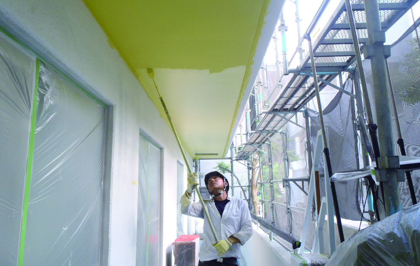 Applying heat-reflective/functional coating on site